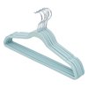 Home Basics Home Basics Velvet Hanger, (Pack of 10), Mint ZOR96135